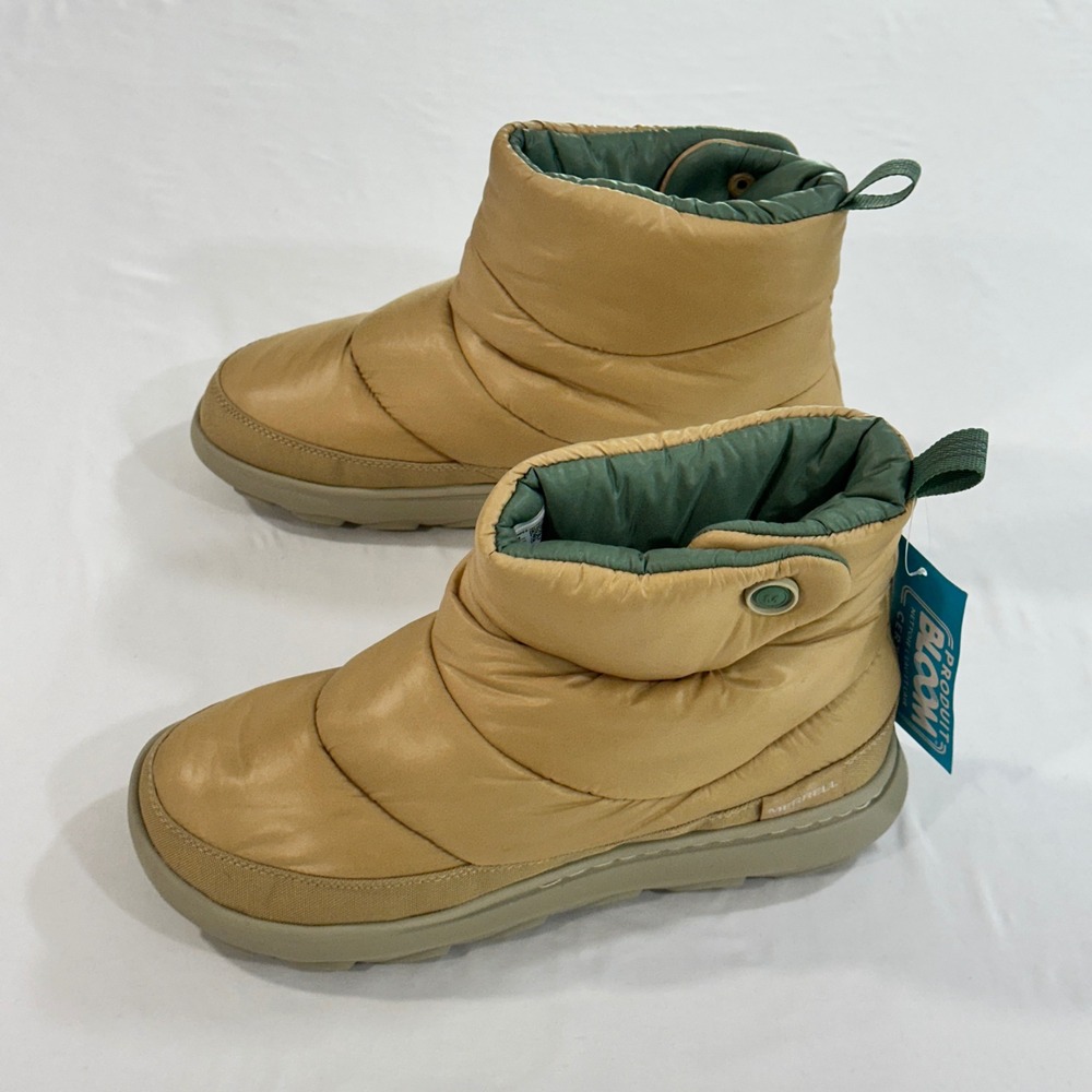 Merrell Hut Moc 2 Puff Mid Womens 11 Tan Quilted Puffer Boot | Gorpcore